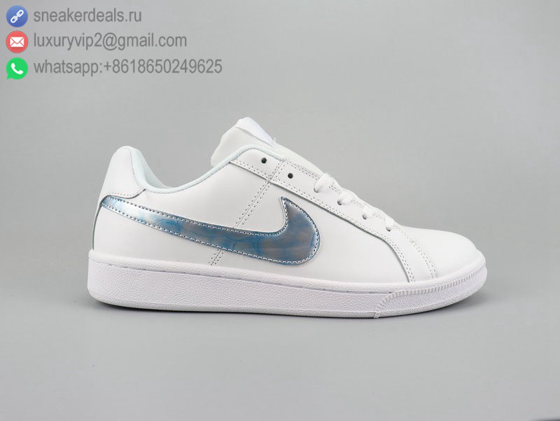 NIKE TENNIS CLASSIC LOW WHITE SILVER LEATHER UNISEX SKATE SHOES